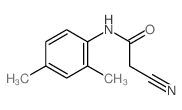 2-cyano-N-(2,4-dimethylphenyl)acetamide结构式