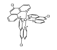 [Cr(5-chloro-1,10-phenanthroline)3](3+)结构式