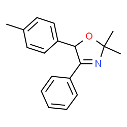 2,5-Dihydro-2,2-dimethyl-5-(4-methylphenyl)-4-phenyloxazole structure