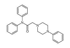 N,N-diphenyl-2-(4-phenylpiperazin-1-yl)acetamide Structure