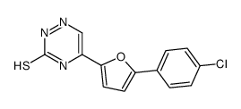 5-[5-(4-chlorophenyl)furan-2-yl]-2H-1,2,4-triazine-3-thione结构式