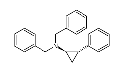 trans-1-(Dibenzylamino)-2-phenylcyclopropan Structure