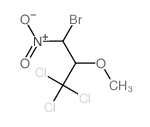 Propane,3-bromo-1,1,1-trichloro-2-methoxy-3-nitro- Structure