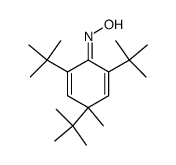 2,4,6-tri-t-butyl-4-methyl-2,5-cyclohexadiene oxime Structure