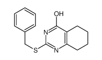 2-benzylsulfanyl-5,6,7,8-tetrahydro-1H-quinazolin-4-one结构式