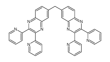 6-[(2,3-dipyridin-2-ylquinoxalin-6-yl)methyl]-2,3-dipyridin-2-ylquinoxaline Structure