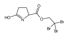 2,2,2-tribromoethyl 5-oxo-L-prolinate structure