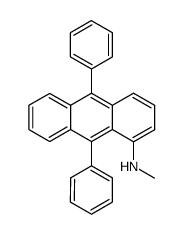 1-Methylamino-9,10-diphenylanthracene Structure