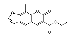 ethyl 9-methyl-7-oxofuro[3,2-g]chromene-6-carboxylate Structure