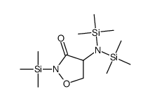 4-[Bis(trimethylsilyl)amino]-2-(trimethylsilyl)isoxazolidin-3-one结构式