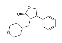 3-(morpholin-4-ylmethyl)-4-phenyloxolan-2-one Structure