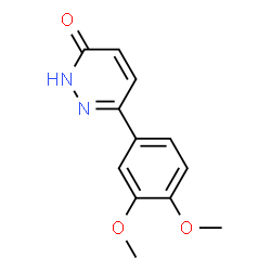 6-(3,4-dimethoxyphenyl)pyridazin-3-ol结构式