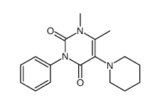 1-Amino-2,3-dichloro-4-(methylamino)-9,10-anthracenedione结构式