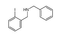 N-[(2-iodophenyl)methyl]-1-phenylmethanamine结构式