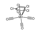 (η5-C5Cl5)Mn(CO)3 Structure