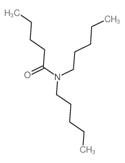 Pentanamide,N,N-dipentyl-结构式