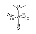 pentacarbonyl(dimethylsulfido)tungsten Structure