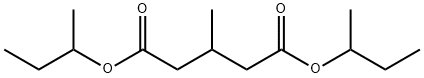3-Methylpentanedioic acid bis(1-methylpropyl) ester结构式