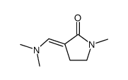 3-[(N,N-dimethylamino)methylene]-1-methyl-2-pyrrolidinone Structure