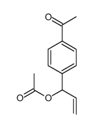 1-(4-acetylphenyl)prop-2-enyl acetate结构式
