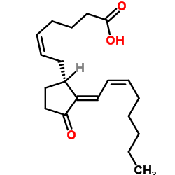 11-OXO-PROSTA-5Z,12E,14Z-TRIEN-1-OIC ACID structure