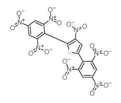 3-nitro-2,5-bis(2,4,6-trinitrophenyl)thiophene picture