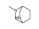 2-Methyl-2,5-diazabicyclo[2.2.2]octane结构式