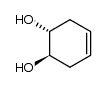 (+/-)-trans-1-cyclohexene-4,5-diol Structure