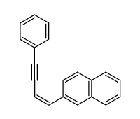 (Z)-1-(2-naphthyl)-4-phenyl-but-1-en-3-yne结构式