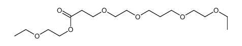 2-ethoxyethyl 3-[2-[3-(2-ethoxyethoxy)propoxy]ethoxy]propanoate结构式
