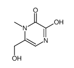 2,3-Pyrazinedione,1,4-dihydro-6-(hydroxymethyl)-1-methyl-结构式