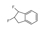 (1R,2S)-1,2-difluoro-2,3-dihydro-1H-indene结构式