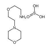 2-(2-morpholin-4-ylethoxy)ethanamine,sulfurous acid Structure