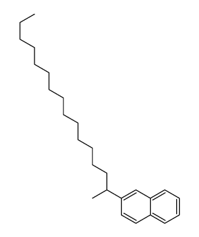 2-hexadecan-2-ylnaphthalene结构式