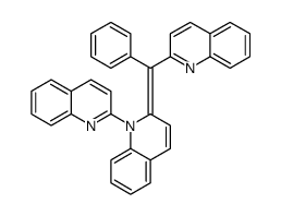 2-[phenyl(quinolin-2-yl)methylidene]-1-quinolin-2-ylquinoline结构式