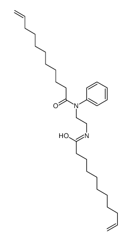 N-[2-(N-undec-10-enoylanilino)ethyl]undec-10-enamide Structure