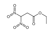 ethyl 3,3-dinitropropanoate Structure