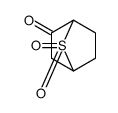 7,7-dioxo-7λ6-thiabicyclo[2.2.1]heptan-3-one结构式