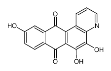 5,6,10-Trihydroxynaphtho[2,3-f]quinoline-7,12-dione结构式