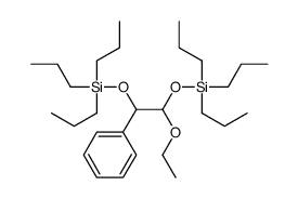 (1-ethoxy-2-phenyl-2-tripropylsilyloxyethoxy)-tripropylsilane Structure