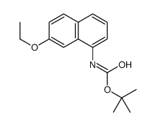tert-butyl 7-ethoxynaphthalen-1-ylcarbamate Structure