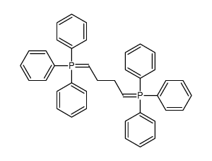 triphenyl-[4-(triphenyl-λ5-phosphanylidene)butylidene]-λ5-phosphane Structure