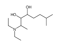 2-(diethylamino)-7-methyloctane-3,4-diol Structure