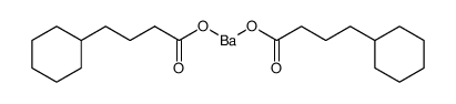 barium cyclohexanebutyrate Structure