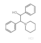 1-Piperidineethanol, a,b-diphenyl-, hydrochloride (1:1) picture