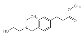 Benzenepropanoic acid,4-[[ethyl(2-hydroxyethyl)amino]methyl]-, methyl ester picture