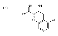 (Z)-[1-amino-2-(2,6-dichlorophenyl)ethylidene]urea,hydrochloride Structure