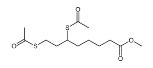 6,8-Bis(acetylthio)octanoic acid methyl ester structure