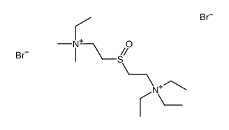 triethyl-[2-[2-[ethyl(dimethyl)azaniumyl]ethylsulfinyl]ethyl]azanium,dibromide Structure