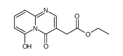 6-Hydroxy-4-oxo-4H-pyrido[1,2-a]pyrimidine-3-acetic acid ethyl ester结构式
